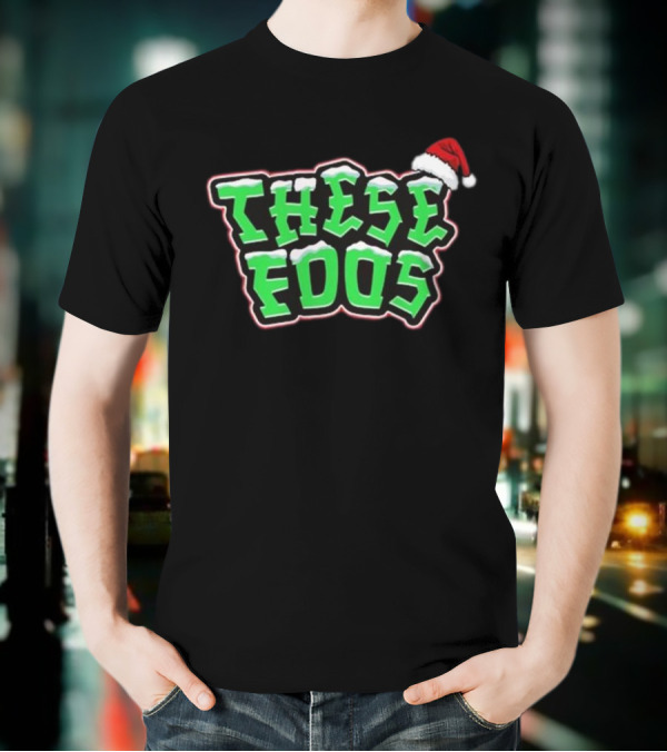 These Foos Santa Hat Christmas Spirit T-Shirt