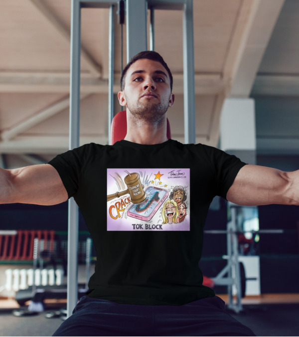 Tina Toon 2025 Supreme Court Ruling Crack TikTok Block T-Shirt