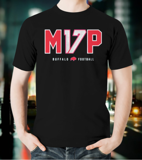 Buffalo Football M17P Josh Allen MVP T-Shirt
