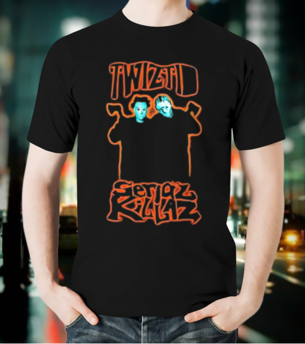 Twiztid Serial Killaz Graphic With Figures And Text T-Shirt
