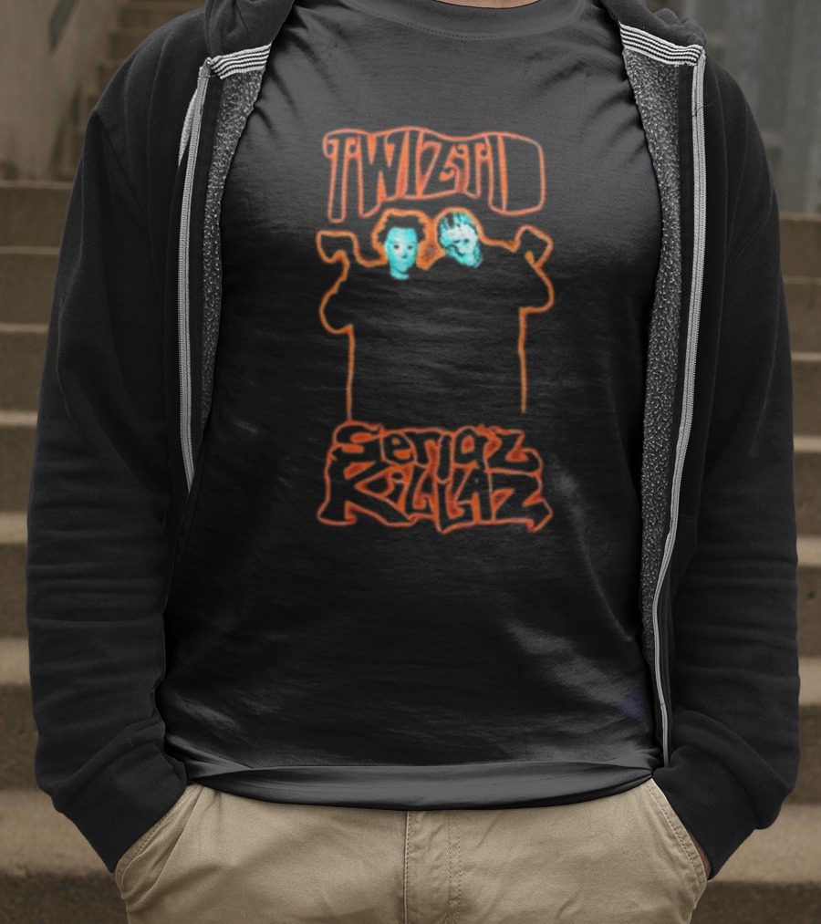 Twiztid Serial Killaz Graphic With Figures And Text T-Shirt