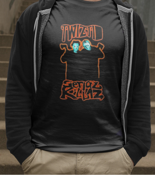 Twiztid Serial Killaz Graphic With Figures And Text T-Shirt