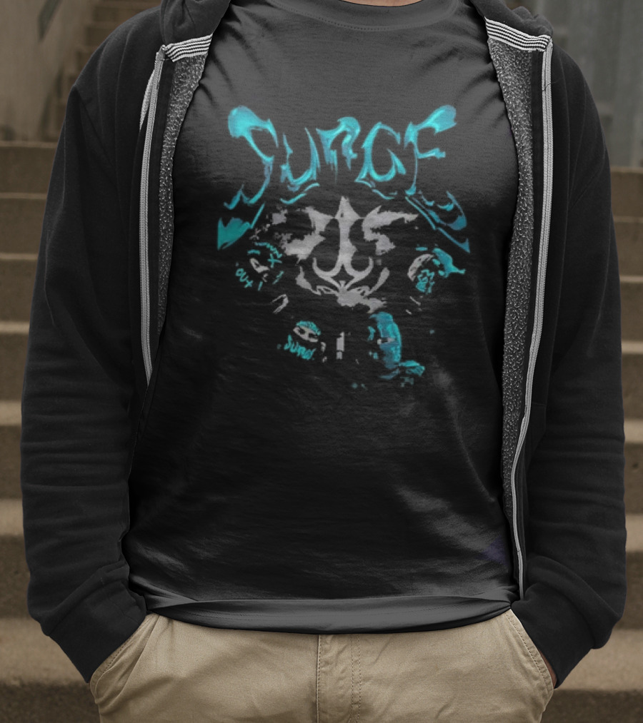Vancouver Surge 2025 Text And Wave Pattern T-Shirt