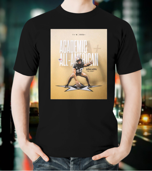 Vanderbilt Football Julian Ashby Academic All-American Long Snapper T-Shirt