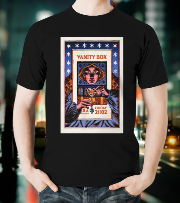 Vanity Box Vera Space Siren Friday February 21 2025 Groningen T-Shirt