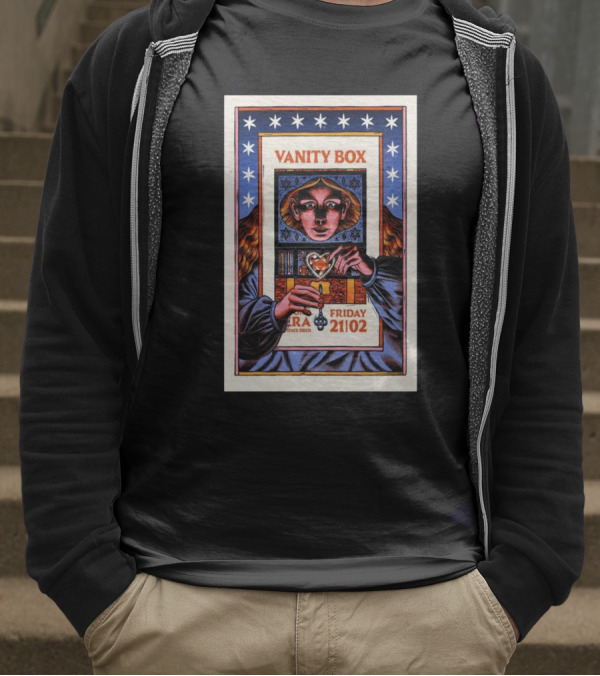 Vanity Box Vera Space Siren Friday February 21 2025 Groningen T-Shirt