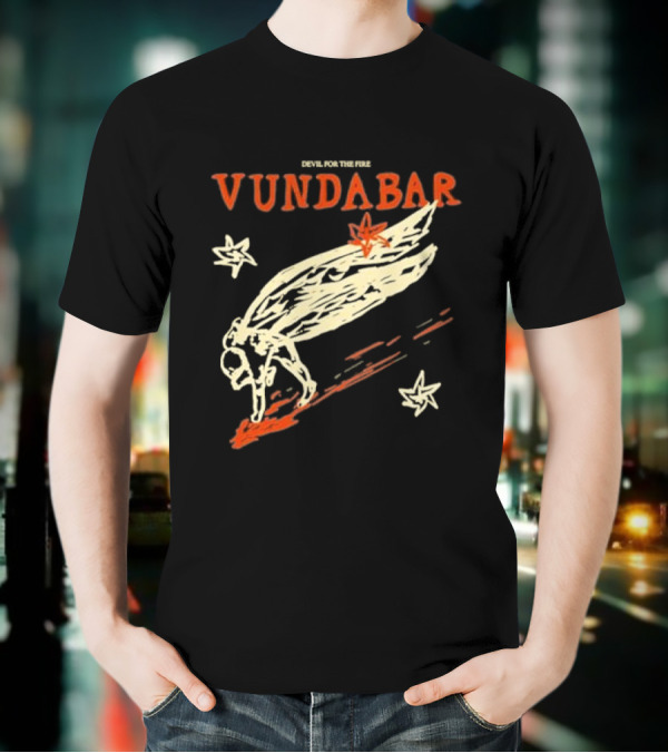 Vundabar Devil For The Fire Winged Creature And Stars T-Shirt