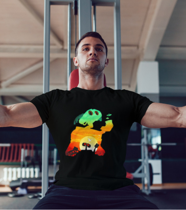 Wall-E Cosmic Recycler Sunset Silhouette T-Shirt