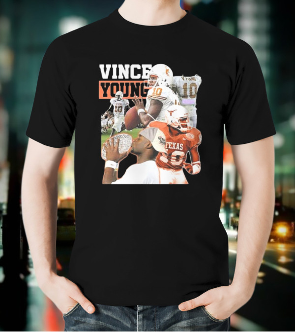 Vince Young Texas Longhorns Football Legend Number 10 T-Shirt