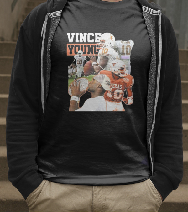 Vince Young Texas Longhorns Football Legend Number 10 T-Shirt