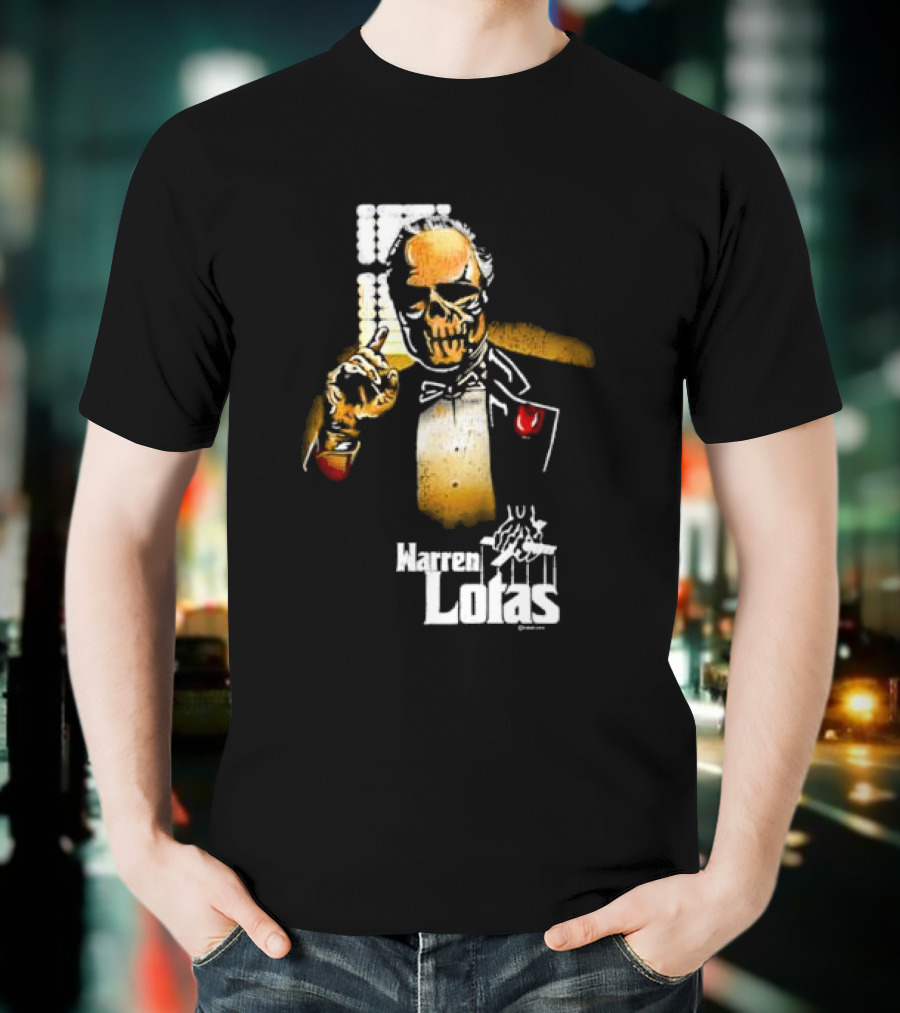 Warren Lotas The Don The Godfather Skeletal Figure Gesture T-Shirt