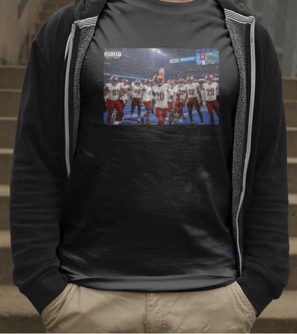 Parental Advisory Explicit Content Washington Commanders Defeat Detroit Lions At Ford Field T-Shirt