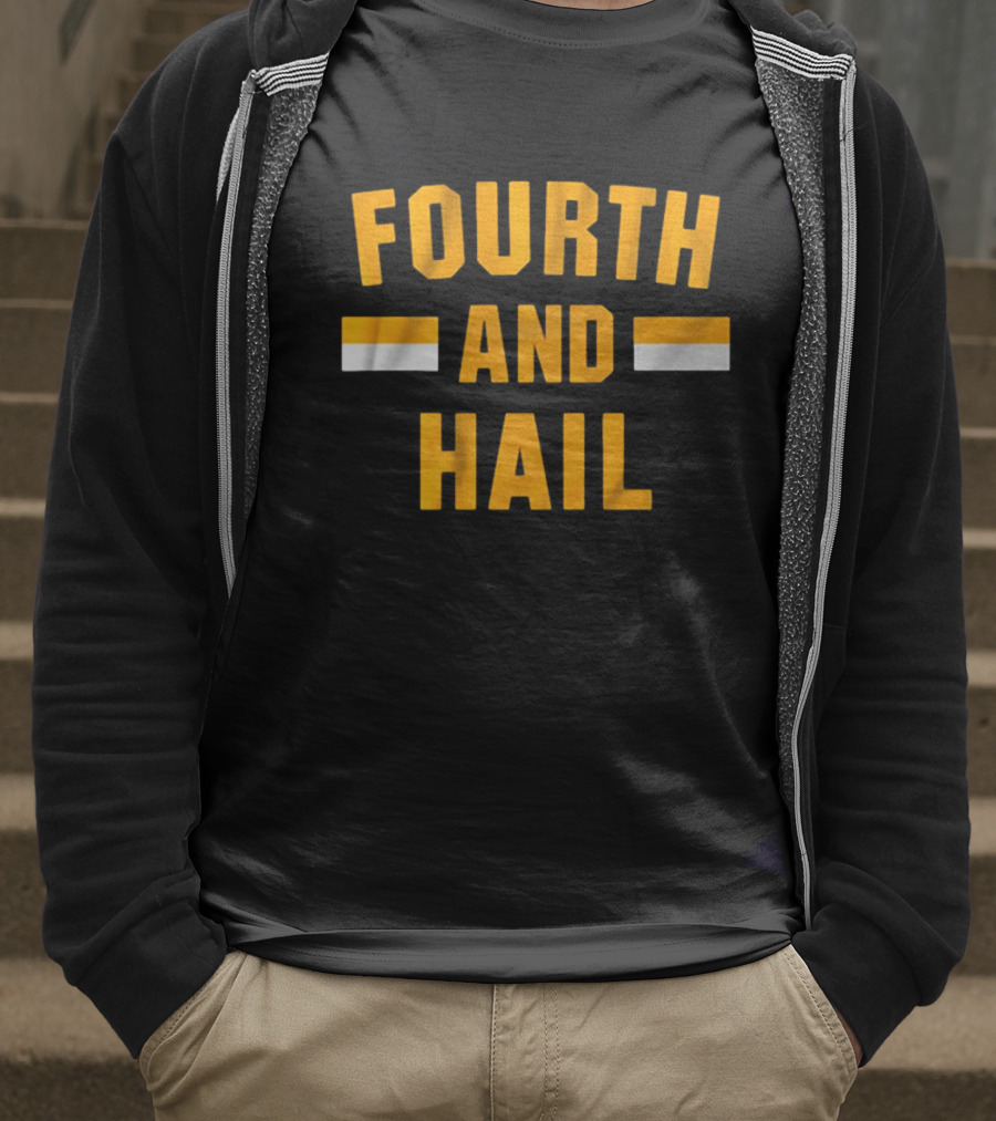 Washington Commanders Fourth And Hail NFL Football T-Shirt