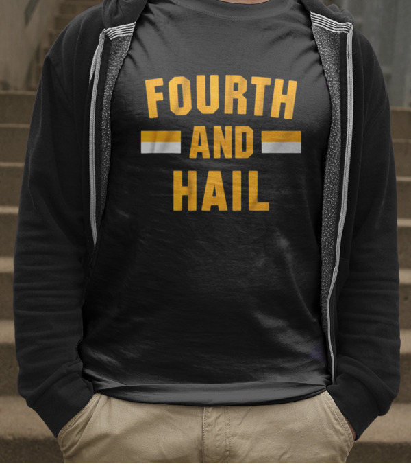 Washington Commanders Fourth And Hail NFL Football T-Shirt