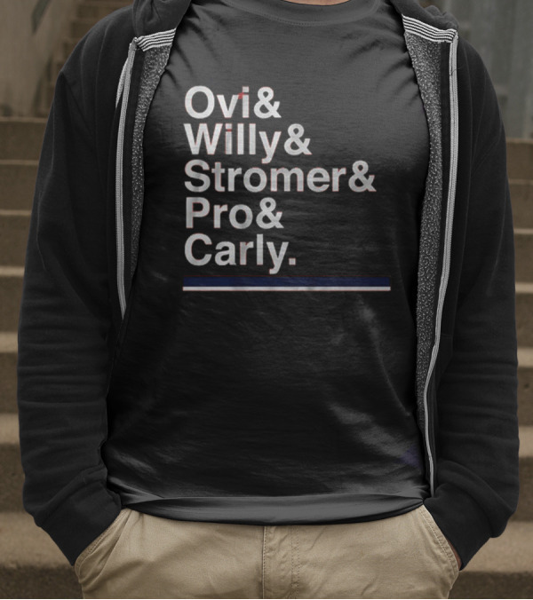 Ovi & Willy & Stromer & Pro & Carly Washington Hockey Ampersand T-Shirt