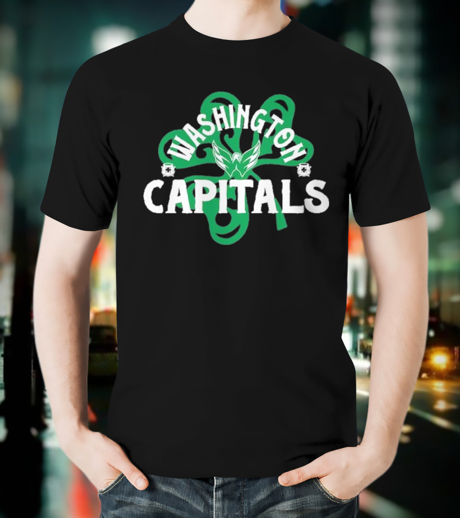 Washington Capitals St. Patrick’s Day Shamrock T-Shirt