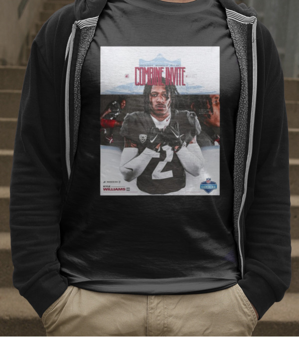Lucas Oil Stadium NFL Combine Invite Kyle Williams Washington State Cougars Indianapolis 2025 T-Shirt