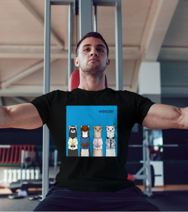 Weezel Weasel In Colorful Outfits Quartet T-Shirt