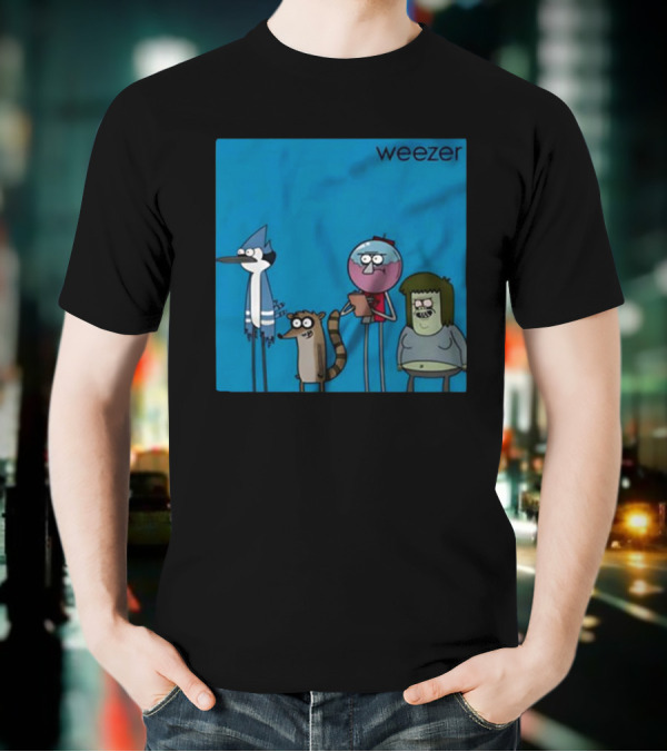 Weezer Mordecai And The Rigbys The Regular Show Vintage T-Shirt