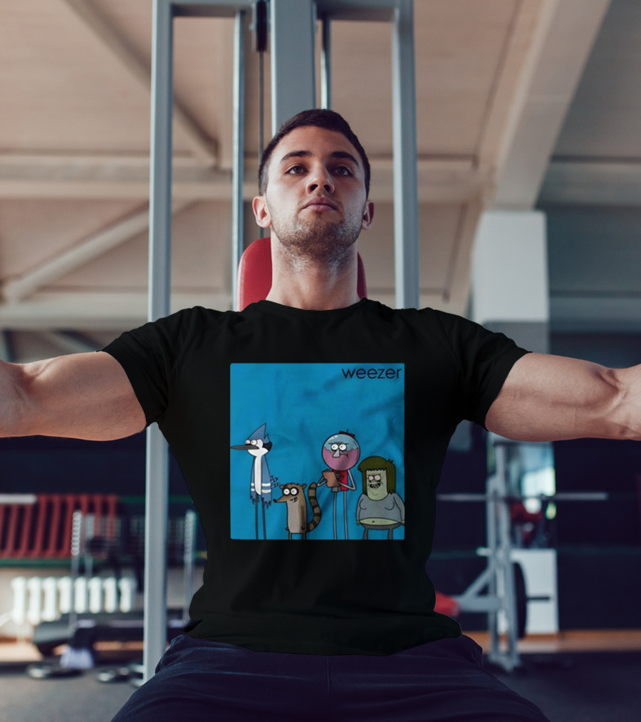 Weezer Mordecai And The Rigbys The Regular Show Vintage T-Shirt