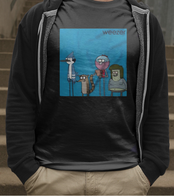 Weezer Mordecai And The Rigbys The Regular Show Vintage T-Shirt