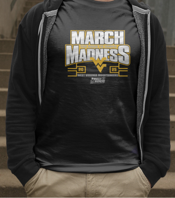 West Virginia Mountaineers 2025 NCAA March Madness The Road To Tampa T-Shirt