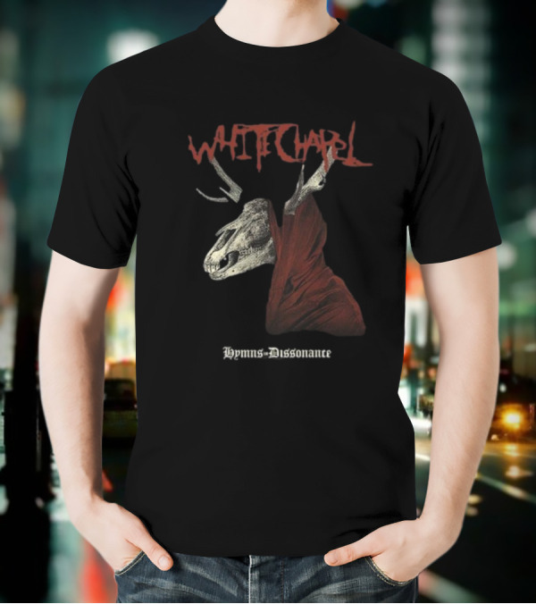 Whitechapel Hymns Dissonance Hooded Skull T-Shirt