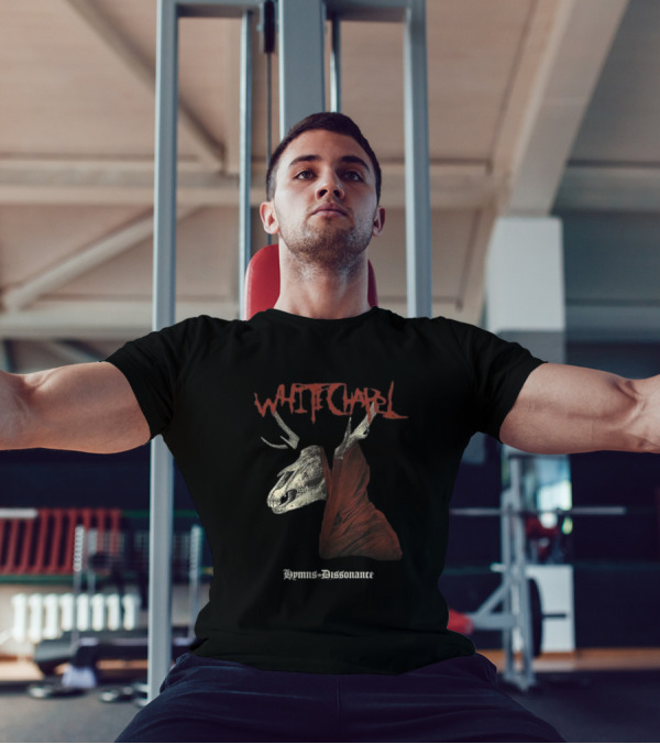 Whitechapel Hymns Dissonance Hooded Skull T-Shirt