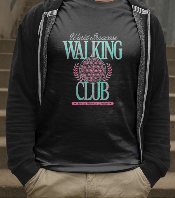 World Showcase Walking Club See The World In 1.2 Mile T-Shirt