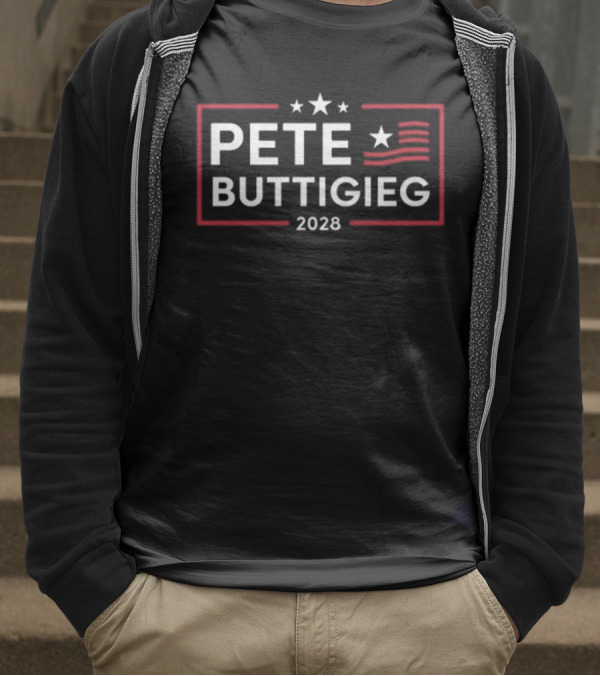 Wickedfabulouscom Pete Buttigieg 2028 Stars And Stripes T-Shirt