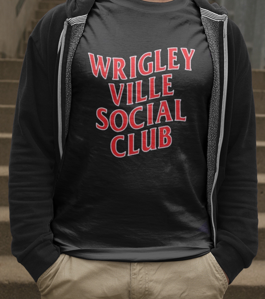 Wrigleyville Social Club Chicago Cubs Baseball T-Shirt