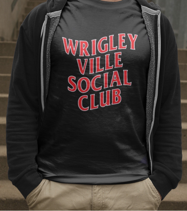 Wrigleyville Social Club Chicago Cubs Baseball T-Shirt
