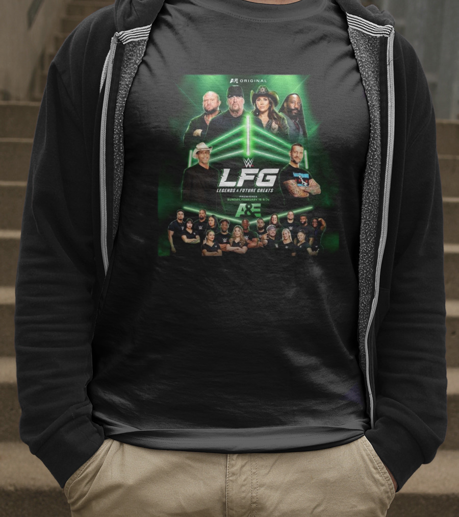 WWE Legends And Future Greats Premieres Sunday February 16 A&E Original T-Shirt