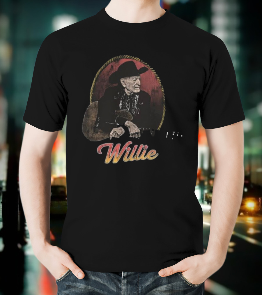 Willie Nelson 2025 Vintage Country Style T-Shirt
