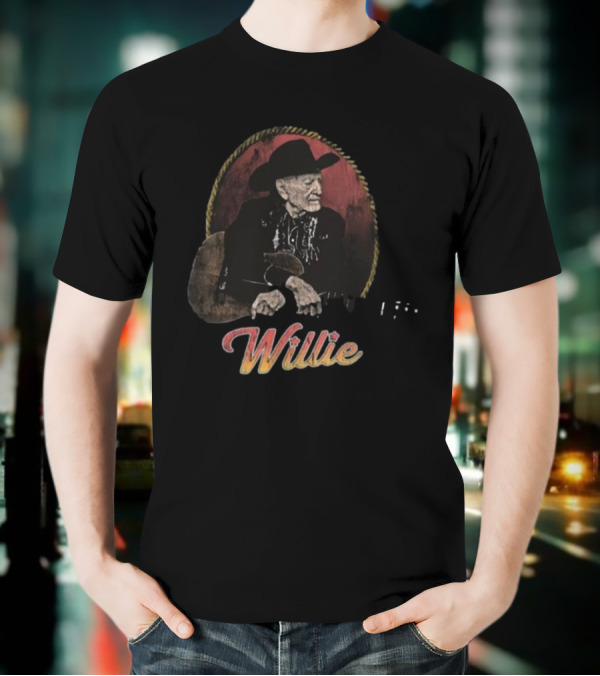 Willie Nelson 2025 Vintage Country Style T-Shirt