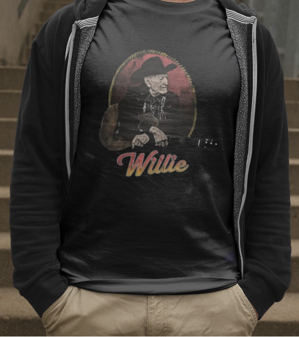 Willie Nelson 2025 Vintage Country Style T-Shirt