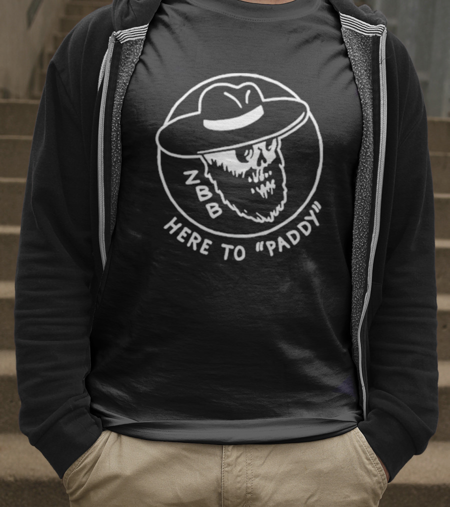 Zacbrownband Zbb NΦD Here To Paddy Skull With Hat T-Shirt