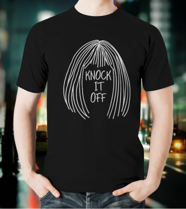 Zachariah Porter Knock It Off Hair Outline T-Shirt