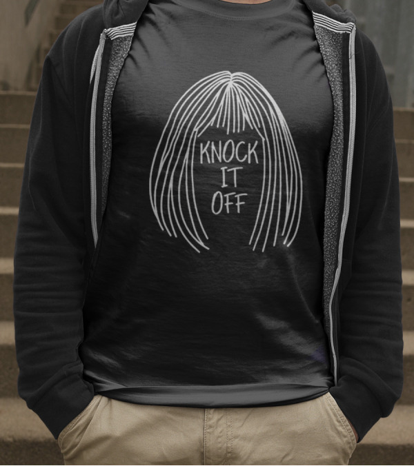 Zachariah Porter Knock It Off Hair Outline T-Shirt