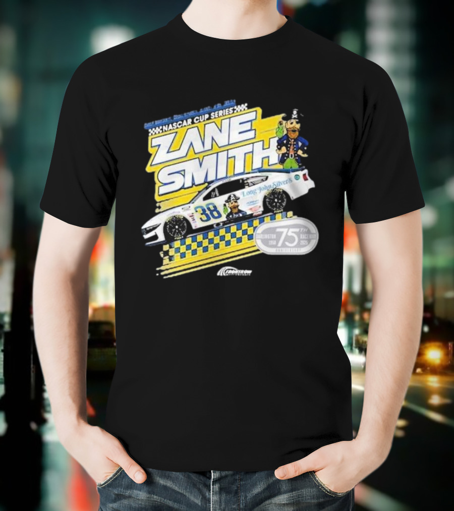 NASCAR Cup Series Zane Smith Long John Silver’s Car 75th Race 38 T-Shirt