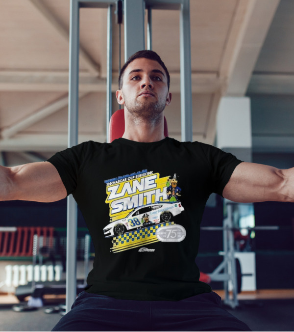 NASCAR Cup Series Zane Smith Long John Silver’s Car 75th Race 38 T-Shirt