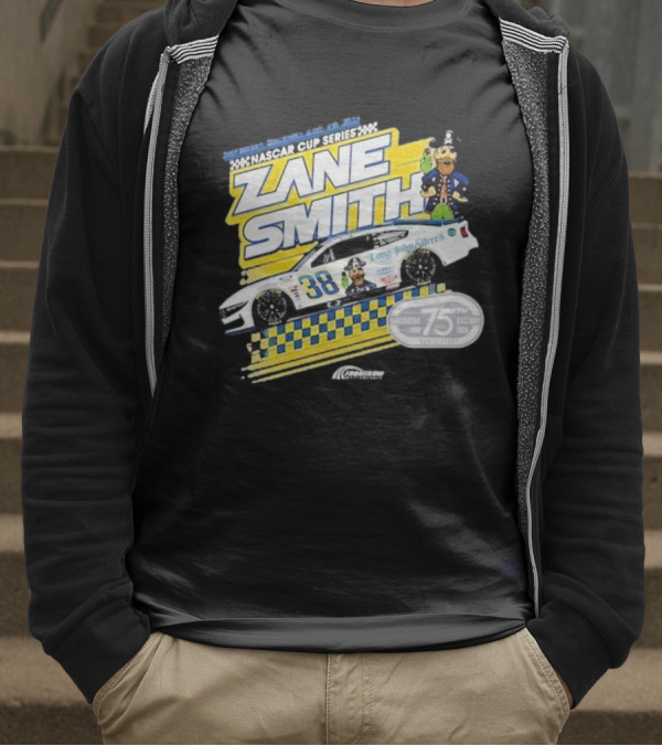 NASCAR Cup Series Zane Smith Long John Silver’s Car 75th Race 38 T-Shirt