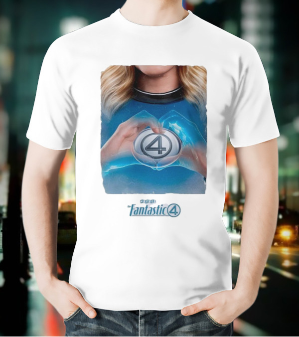 Invisible Woman Marvel Studios Fantastic 4 Emblem T-Shirt