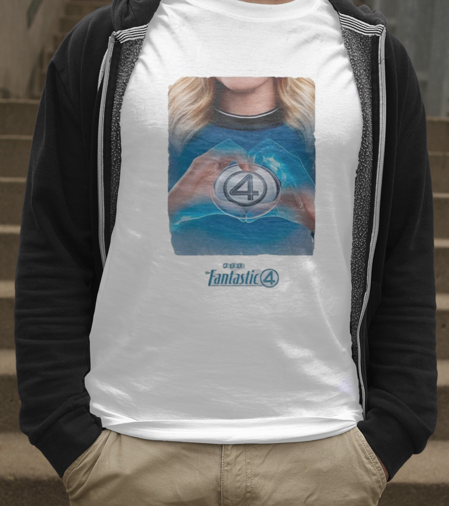 Invisible Woman Marvel Studios Fantastic 4 Emblem T-Shirt