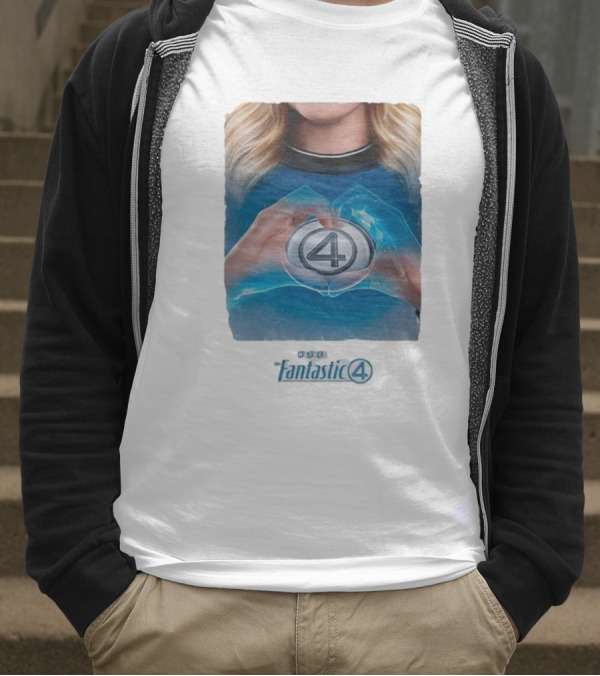 Invisible Woman Marvel Studios Fantastic 4 Emblem T-Shirt