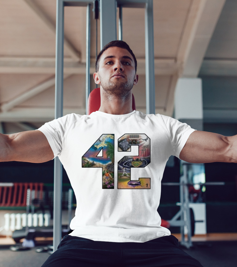 42 Mariano Rivera Foundation Iconic Baseball Imagery T-Shirt