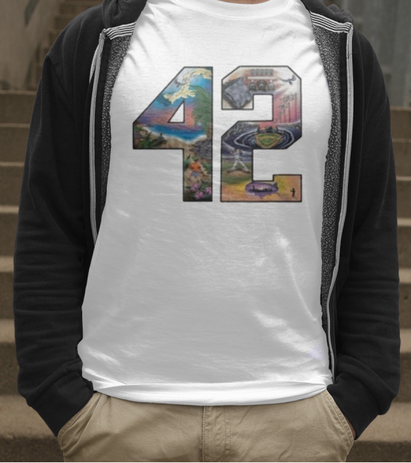 42 Mariano Rivera Foundation Iconic Baseball Imagery T-Shirt