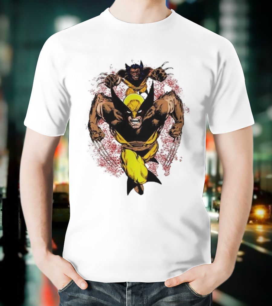 2025 Wolverine And Sabretooth Marvel Ashtro Logan T-Shirt