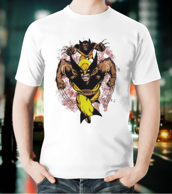 2025 Wolverine And Sabretooth Marvel Ashtro Logan T-Shirt