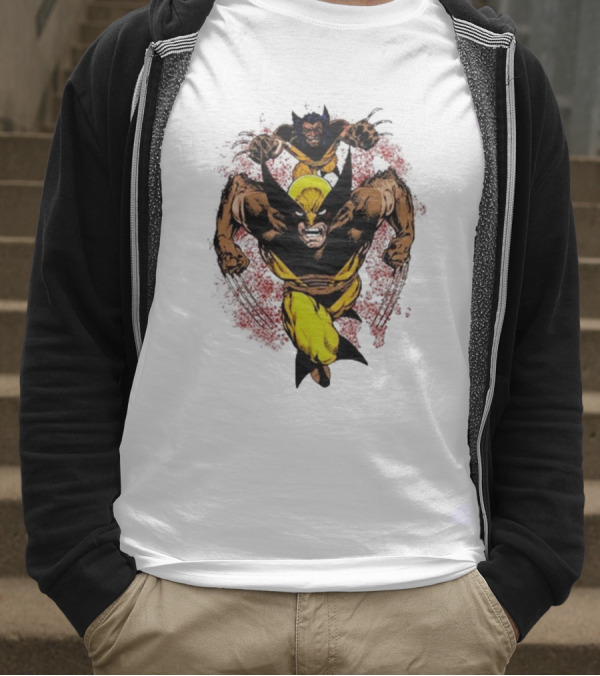 2025 Wolverine And Sabretooth Marvel Ashtro Logan T-Shirt